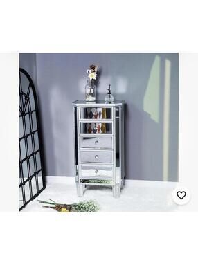 Vingli Mirrored 5-Drawer Cabinet - Chic Storage Solution